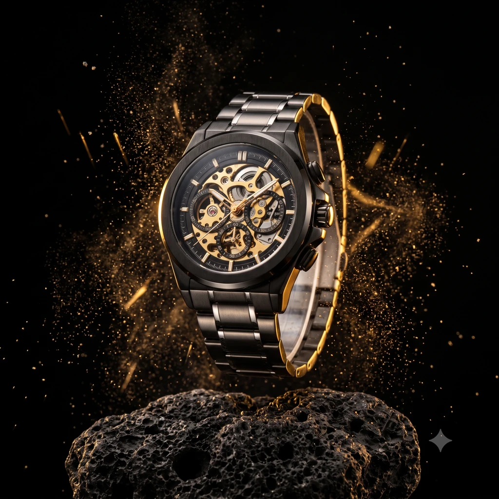 Gemini watch image before watermark removal