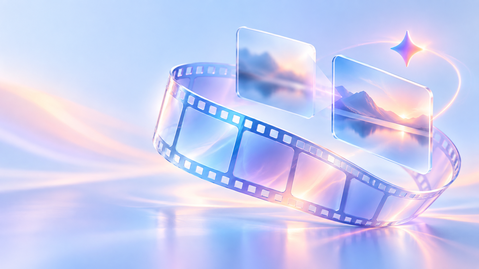 Abstract video frame cleanup illustration